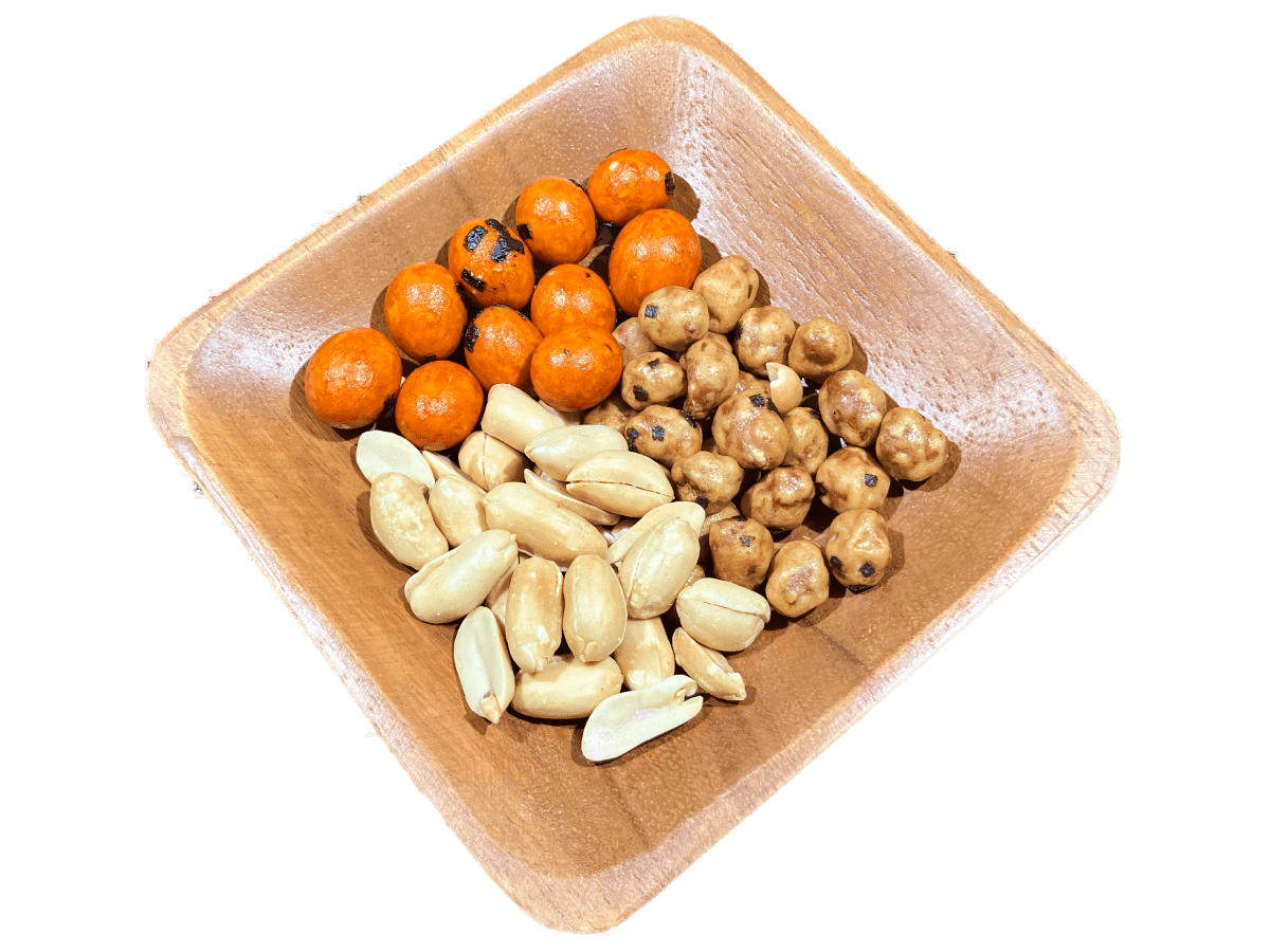 豆菓子の盛り合わせ